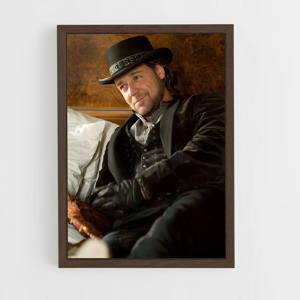 ap-russell crowe-11 cadre Bois foncé
