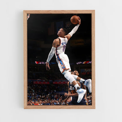 ap-russell westbrook-4 cadre Bois clair