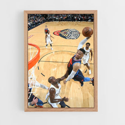 ap-russell westbrook-6 cadre Bois clair