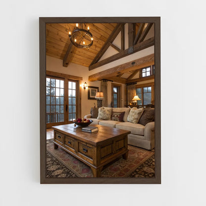 ap-rustic-10 cadre Bois foncé