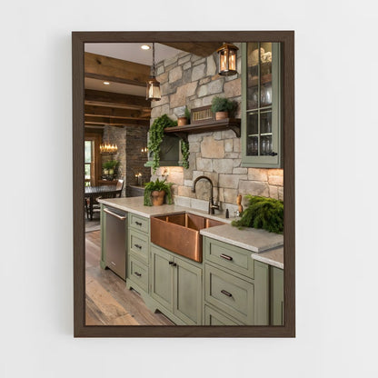 ap-rustic-3 cadre Bois foncé