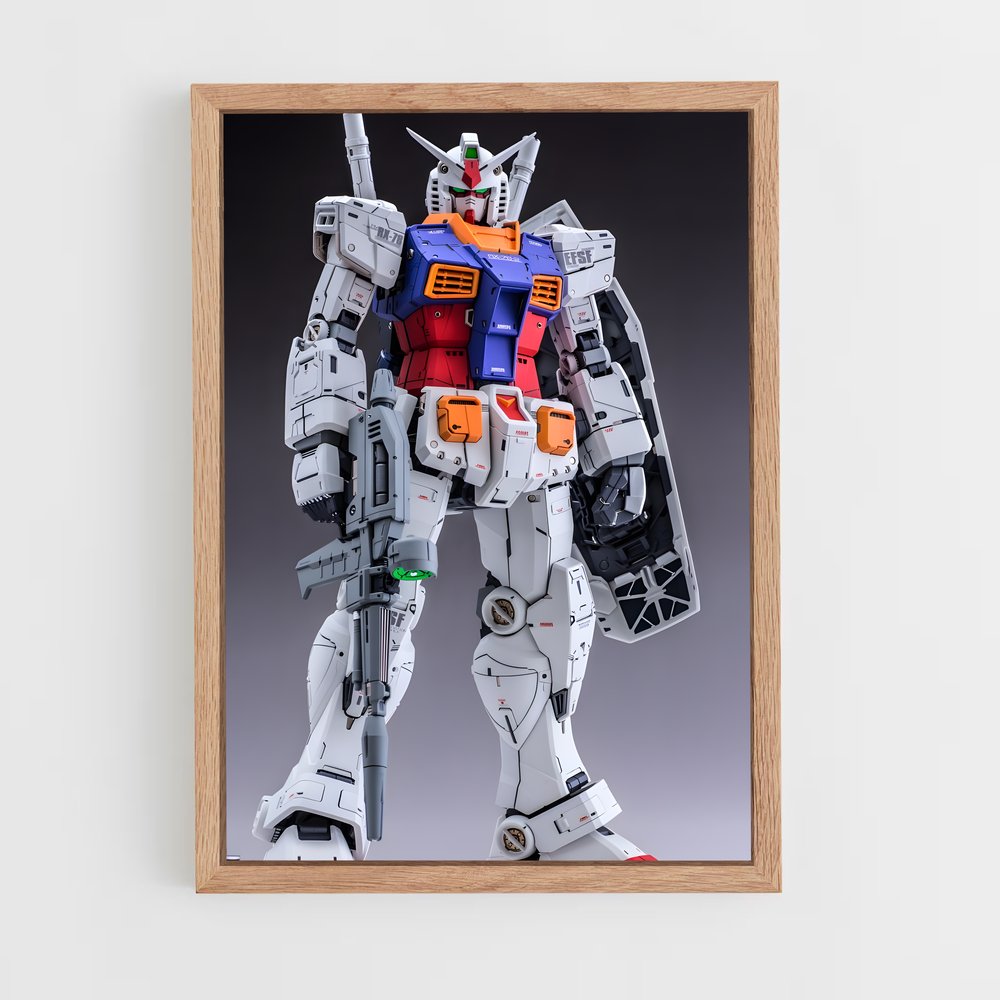 ap-rx78 gundam-2 cadre Bois clair