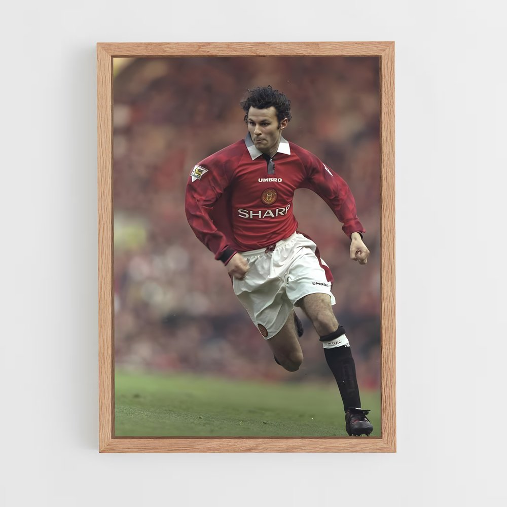 ap-ryan giggs-3 cadre Bois clair