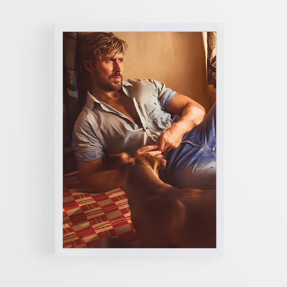 ap-ryan gosling-1 cadre Blanc
