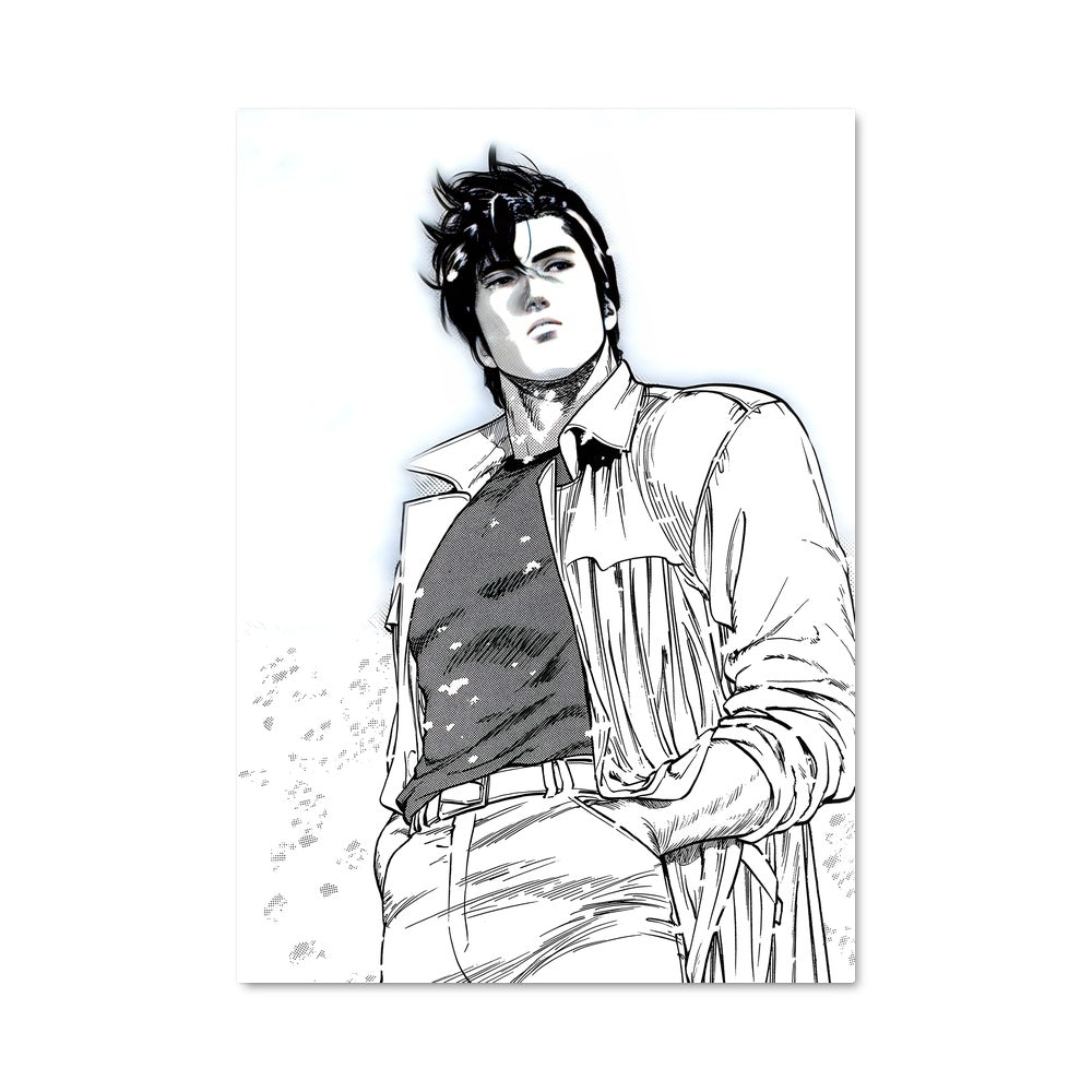 Poster L'Homme au Trench Coat