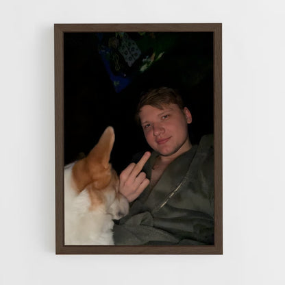 ap-s1mple-1 cadre Bois foncé