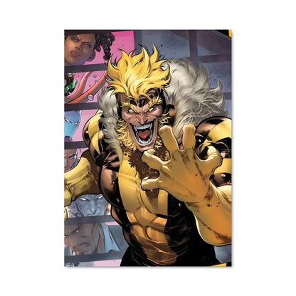 Poster Wolverine vs Sabretooth