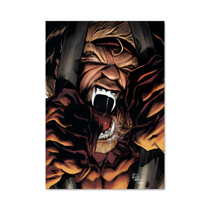 Poster Sabretooth vs Wolverine