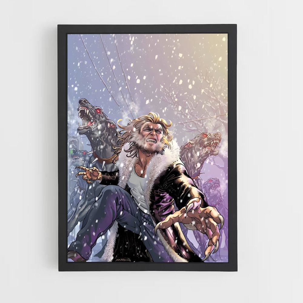 ap-sabretooth x-men-2 cadre Noir