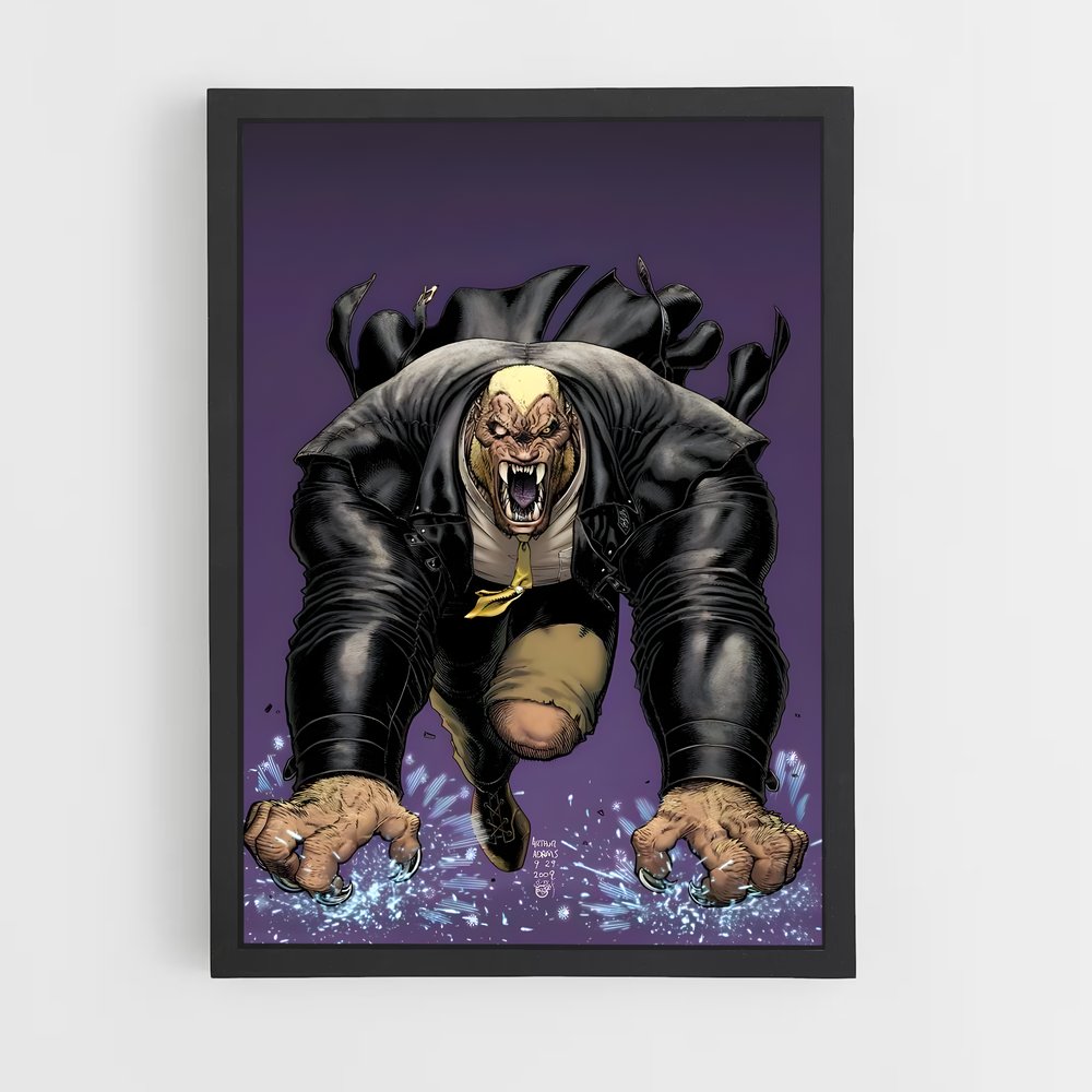 ap-sabretooth x-men-3 cadre Noir