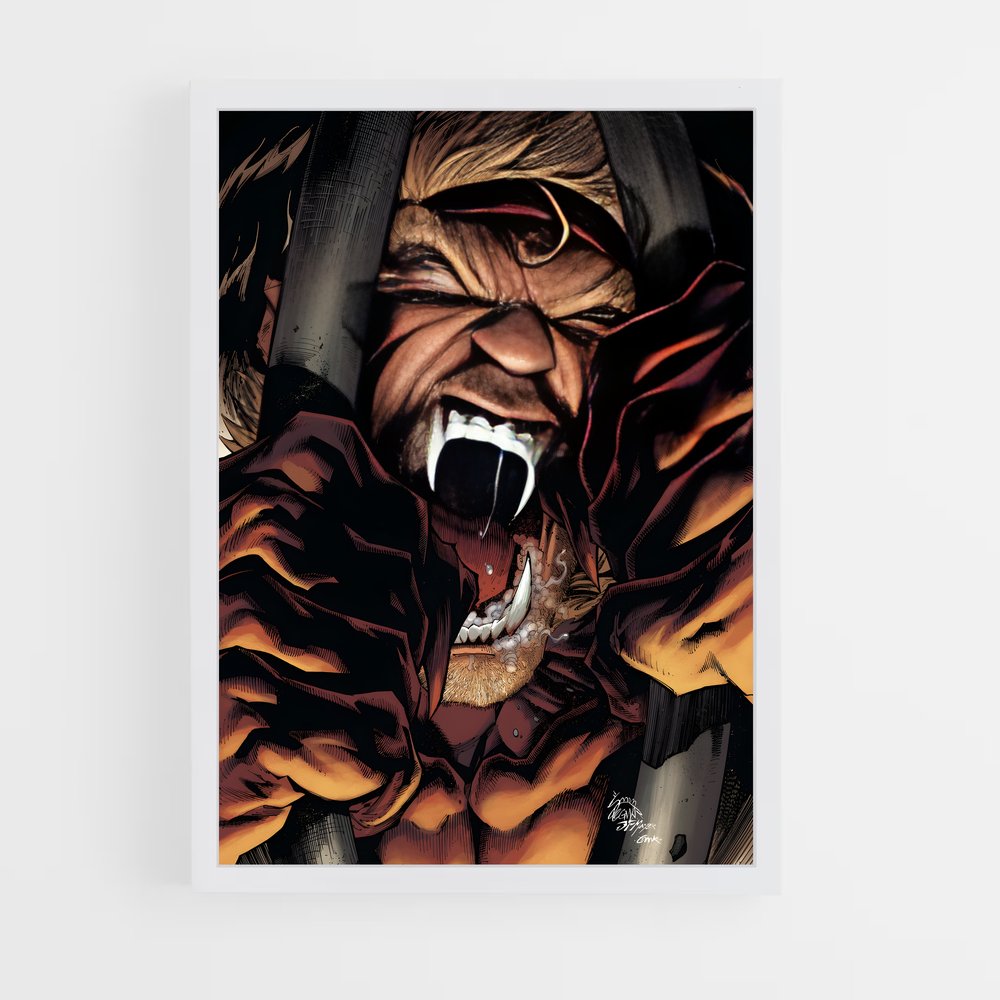 ap-sabretooth x-men-6 cadre Blanc