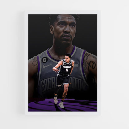 ap-sacramento kings-11 cadre Blanc