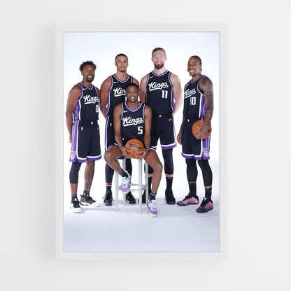 ap-sacramento kings-12 cadre Blanc