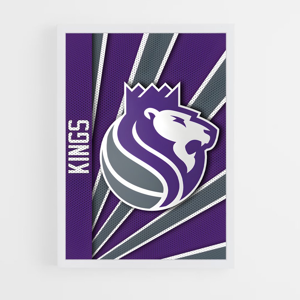 ap-sacramento kings-15 cadre Blanc
