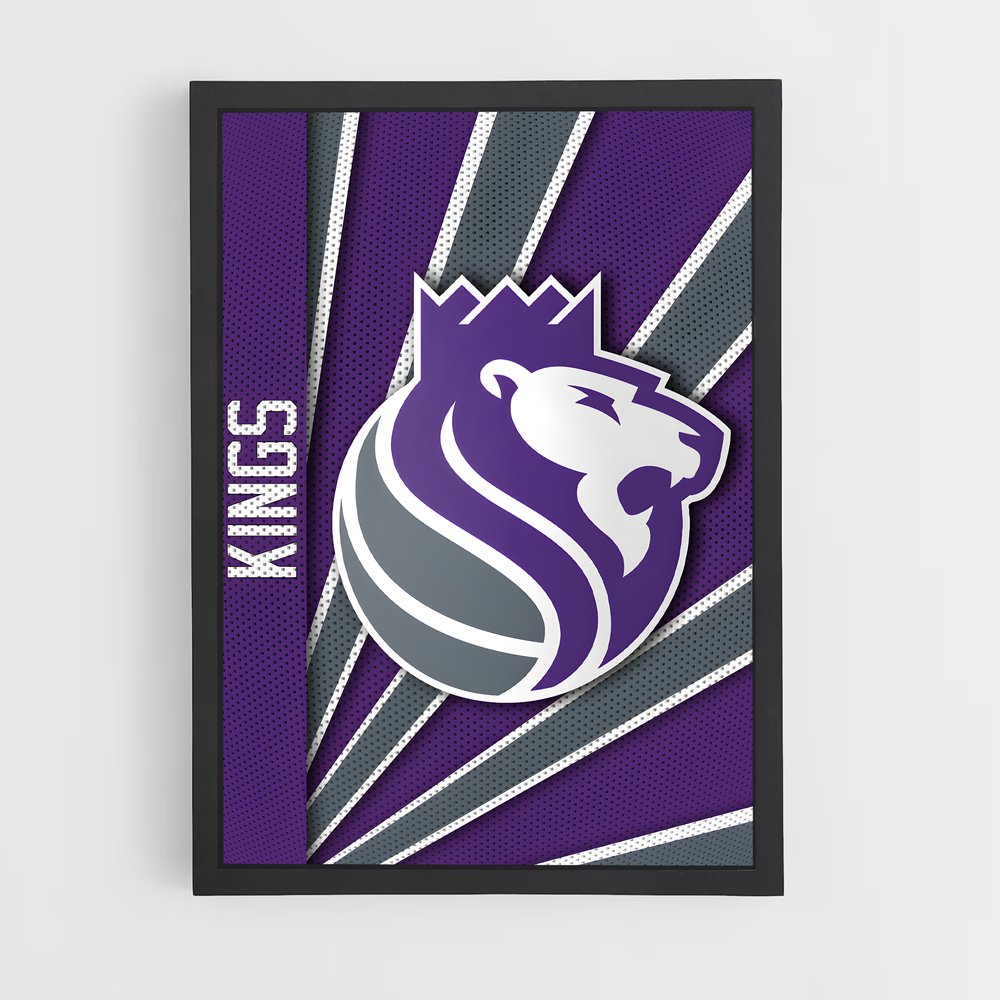 ap-sacramento kings-15 cadre Noir