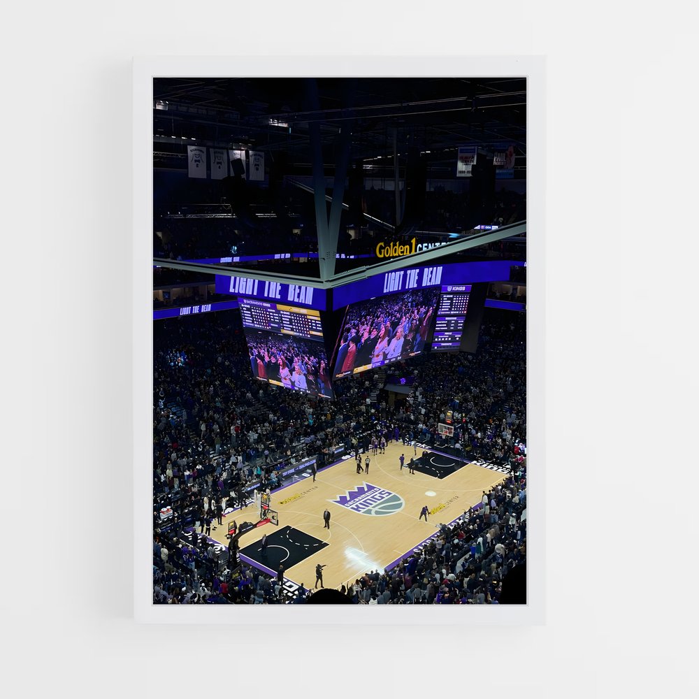 ap-sacramento kings-4 cadre Blanc