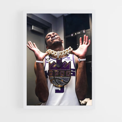 ap-sacramento kings-9 cadre Blanc