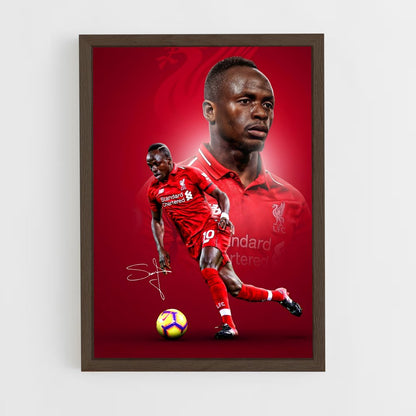 ap-sadio mane-7 cadre Bois foncé