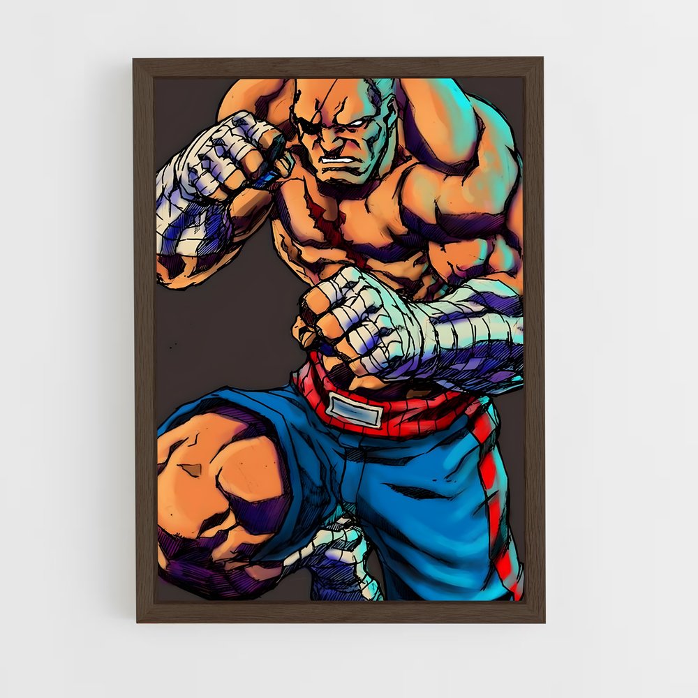 ap-sagat-6 cadre Bois foncé