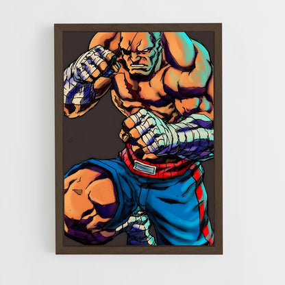 ap-sagat-6 cadre Bois foncé