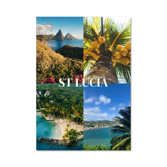 Poster Paradis de Saint Lucia