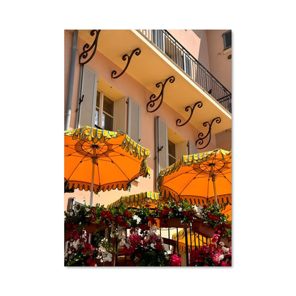 Poster Balcon Fleuris