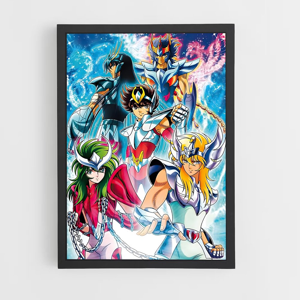 ap-saint seiya-8 cadre Noir