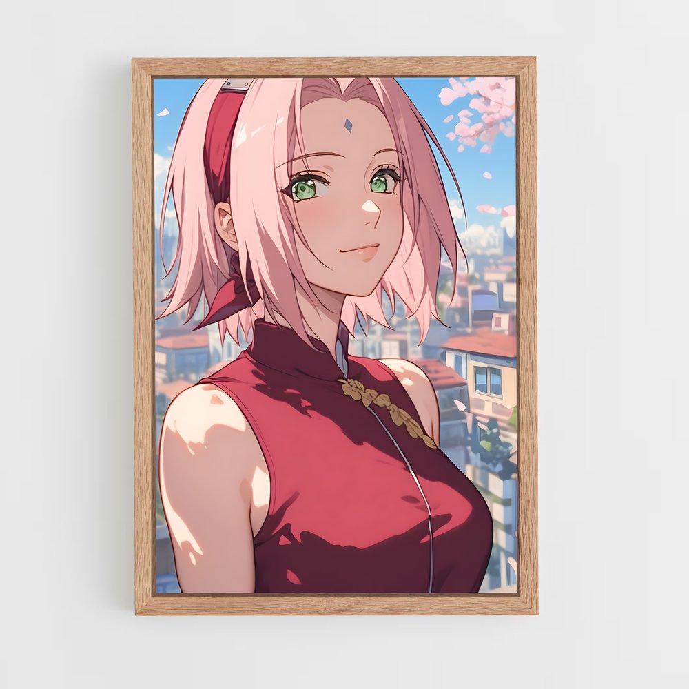 ap-sakura haruno-8 cadre Bois clair