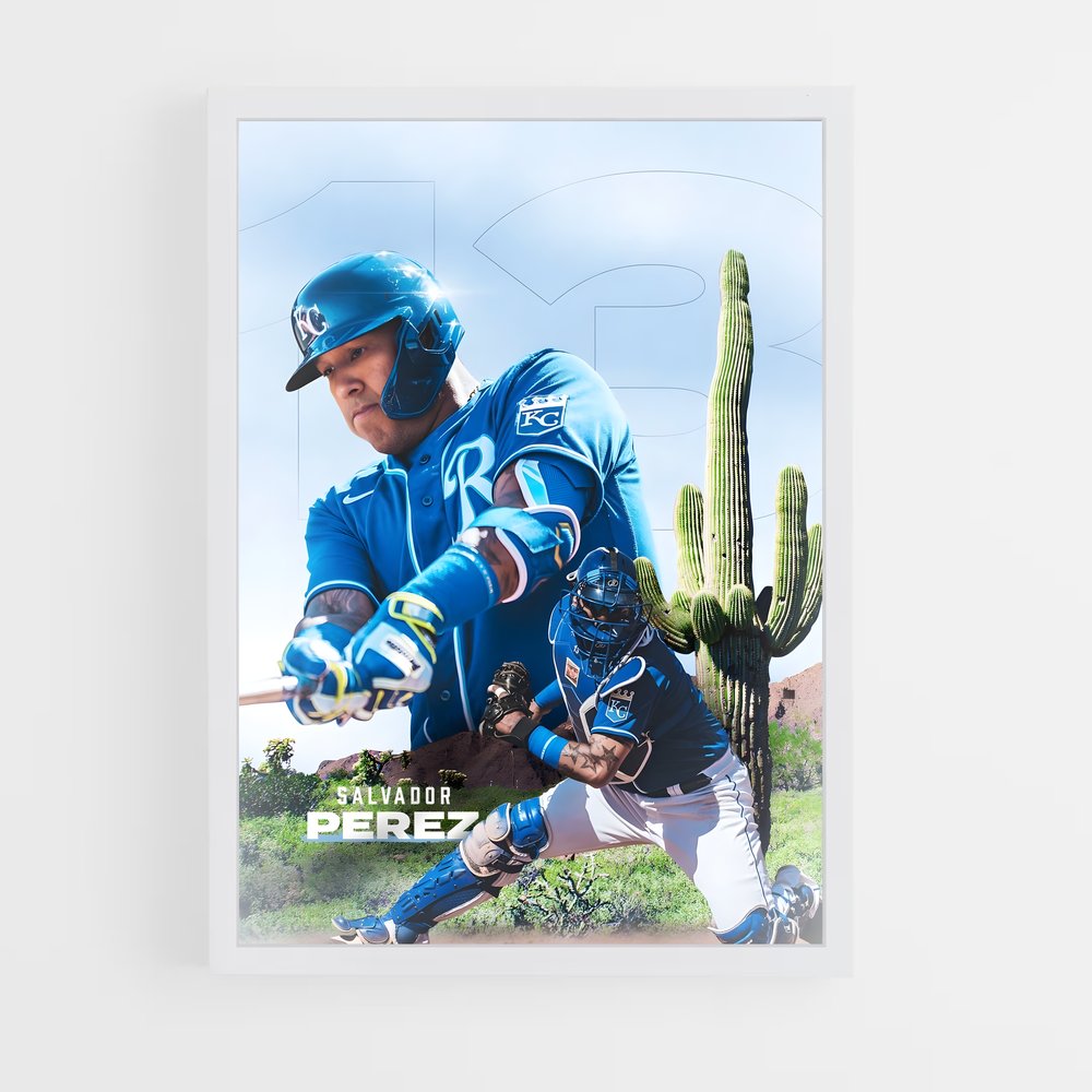 ap-salvador perez-4 cadre Blanc