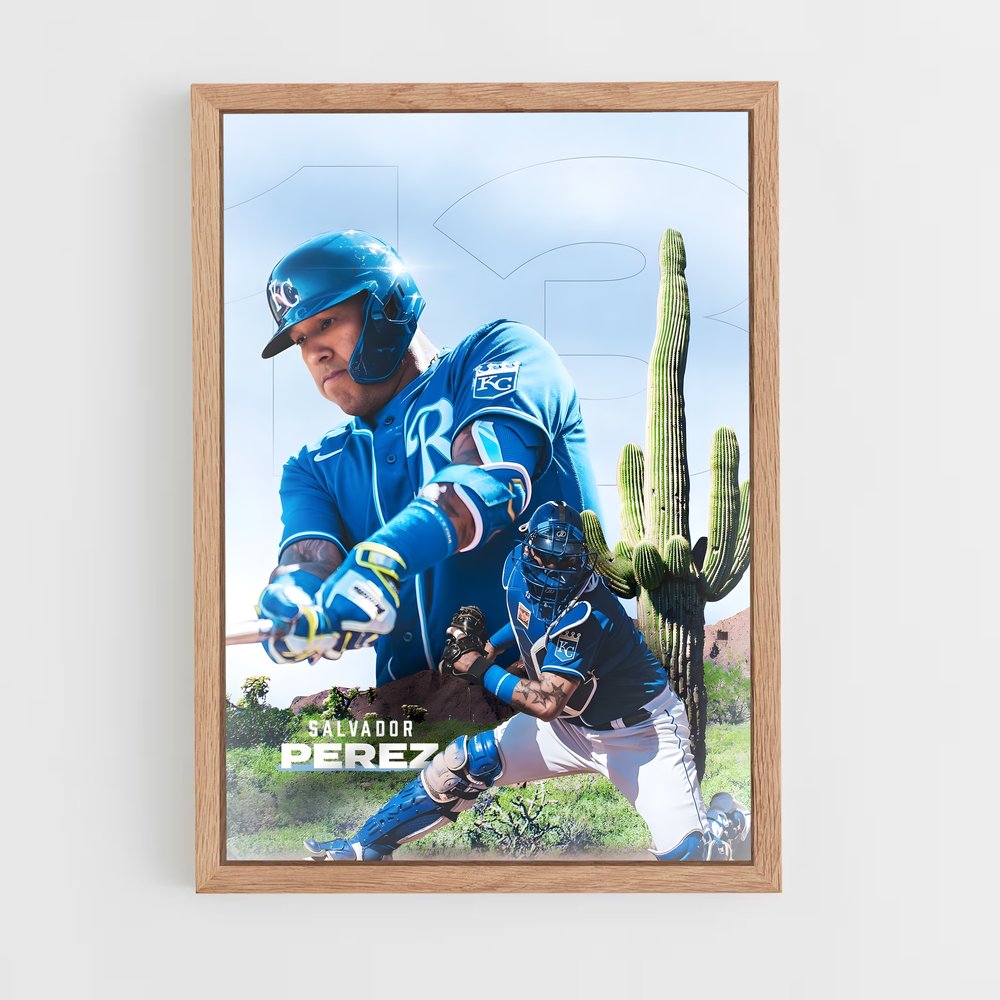 ap-salvador perez-4 cadre Bois clair