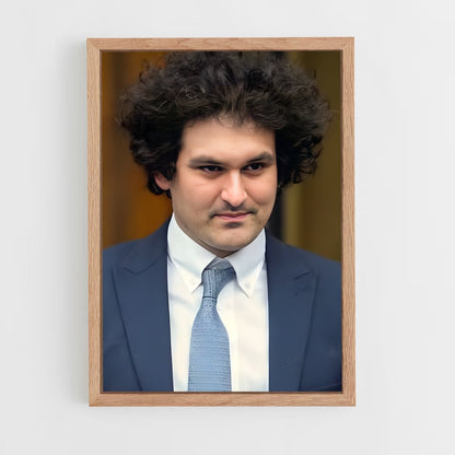 ap-sam bankman fried-1 cadre Bois clair