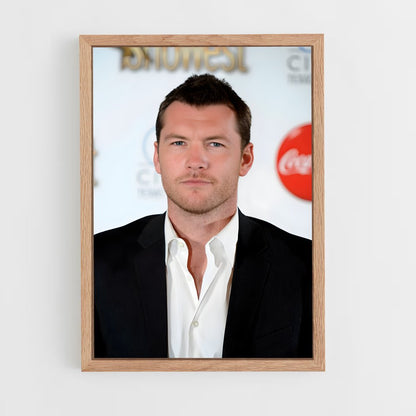 ap-sam worthington-2 cadre Bois clair