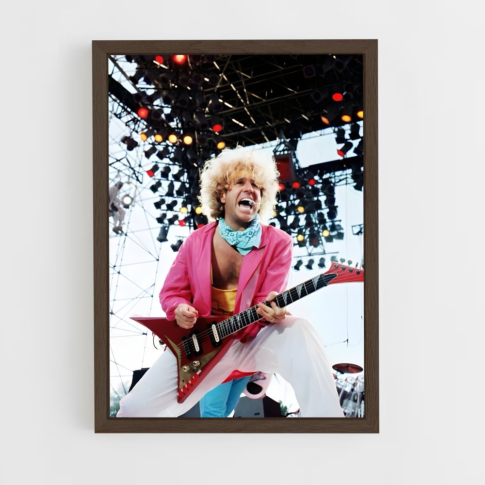 ap-sammy hagar-1 cadre Bois foncé