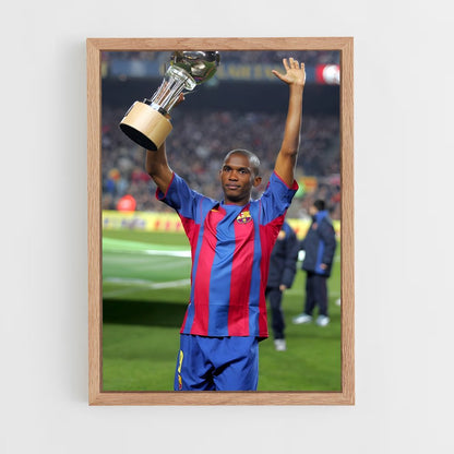 ap-samuel eto'o-2 cadre Bois clair