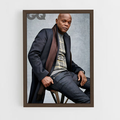 ap-samuel l jackson-3 cadre Bois foncé