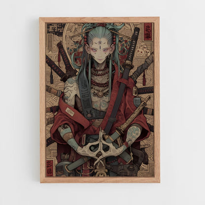 ap-samurai spirits-14 cadre Bois clair