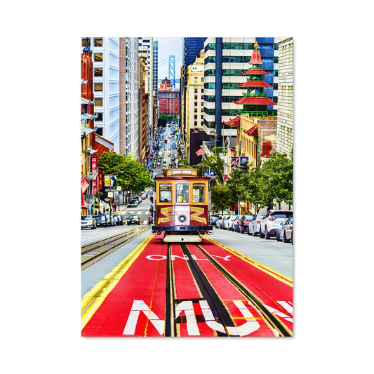 Poster San francisco cable car 81736