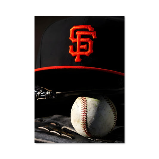 Poster Home Run Giants