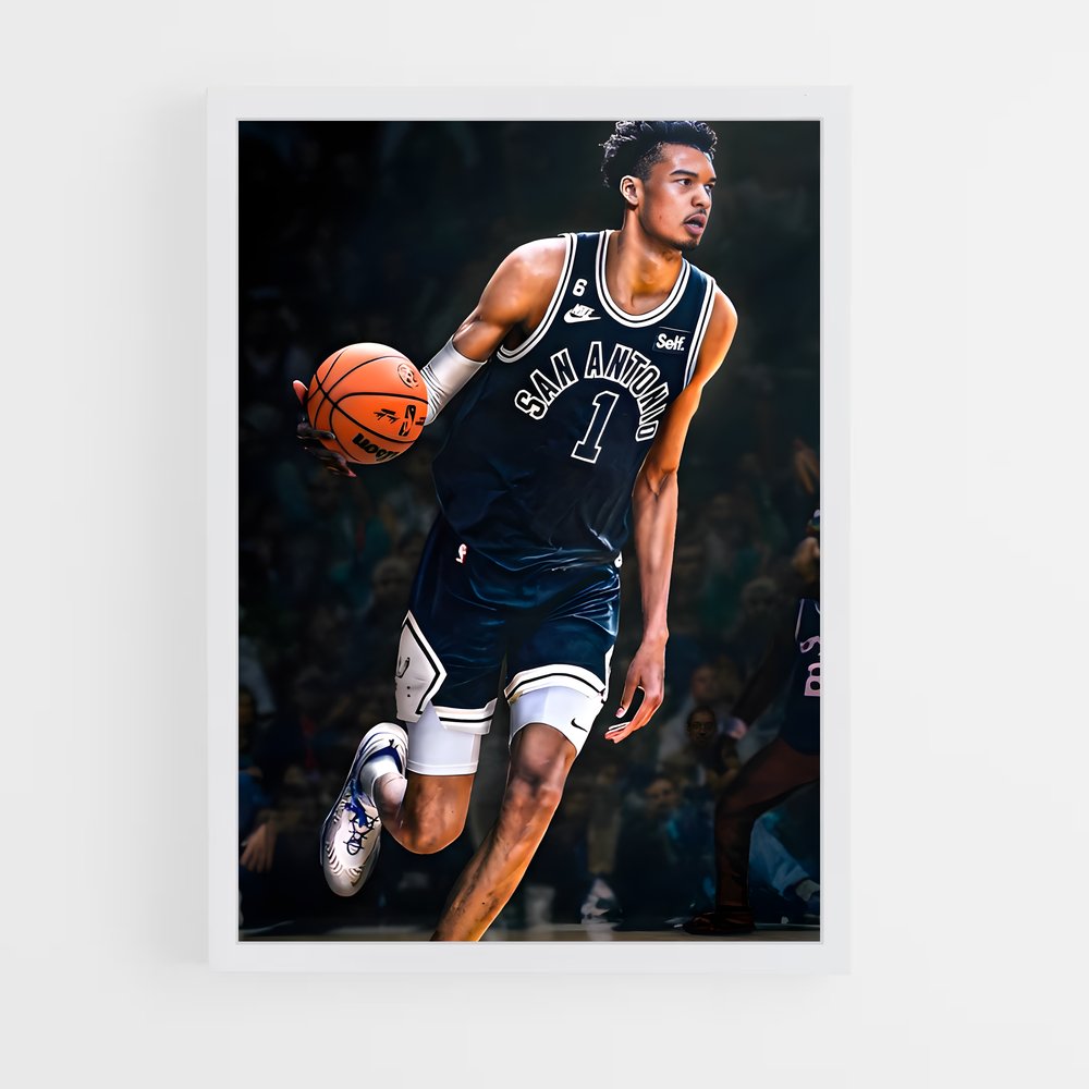 ap-san antonio spurs-6 cadre Blanc