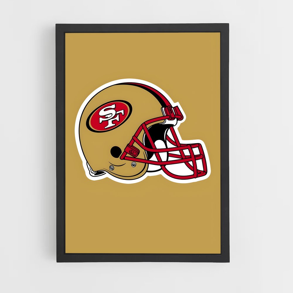 ap-san francisco 49ers-13 cadre Noir
