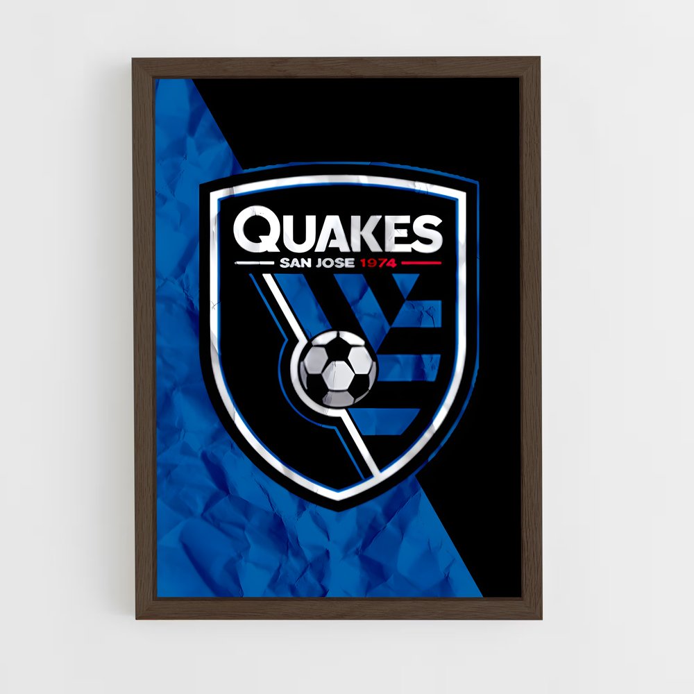 ap-san jose earthquakes-5 cadre Bois foncé