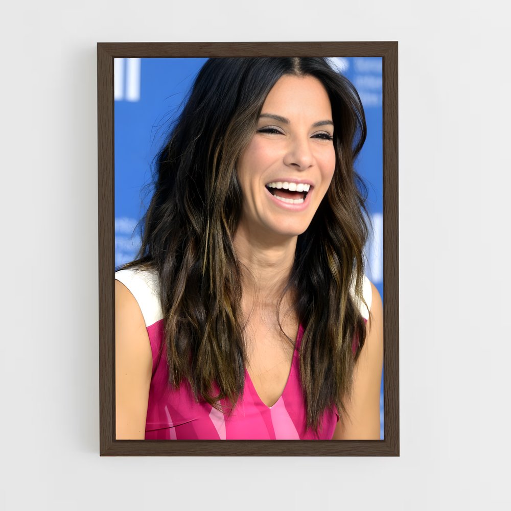ap-sandra bullock-1 cadre Bois foncé