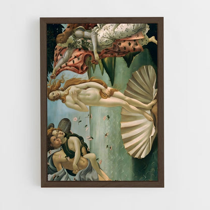 ap-sandro botticelli-1 cadre Bois foncé