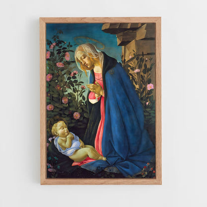 ap-sandro botticelli-2 cadre Bois clair