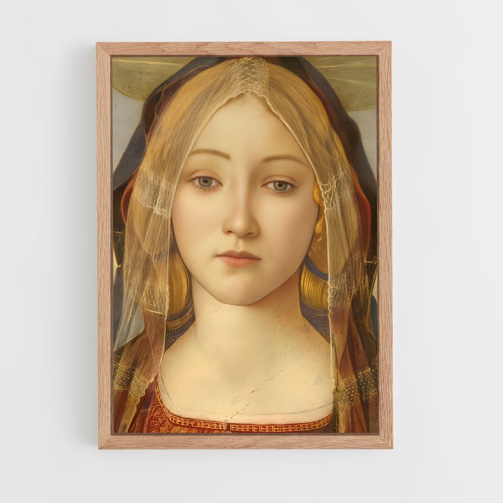 ap-sandro botticelli-3 cadre Bois clair