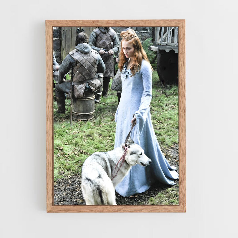 ap-sansa stark-13 cadre Bois clair