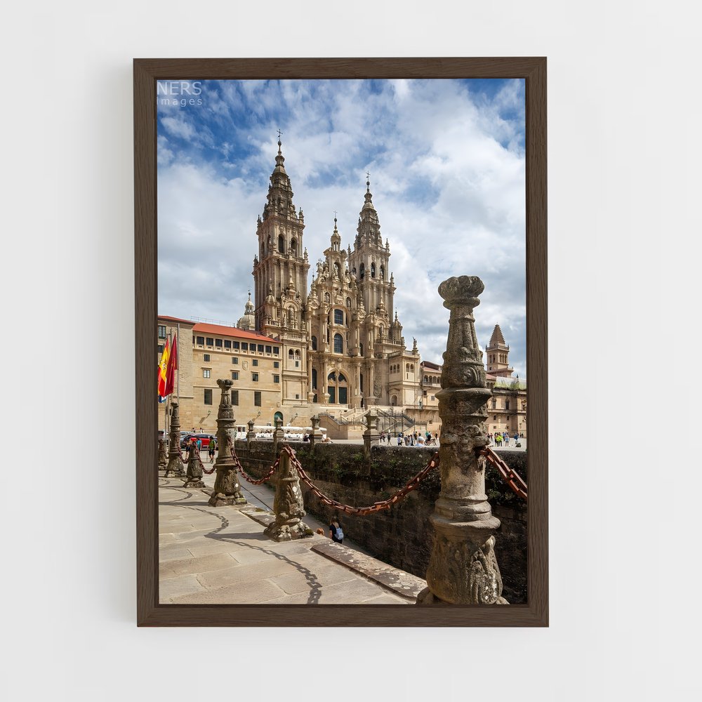 ap-santiago de compostela-2 cadre Bois foncé