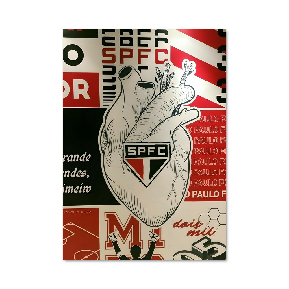 Poster Mon Cœur pour Sao Paulo FC
