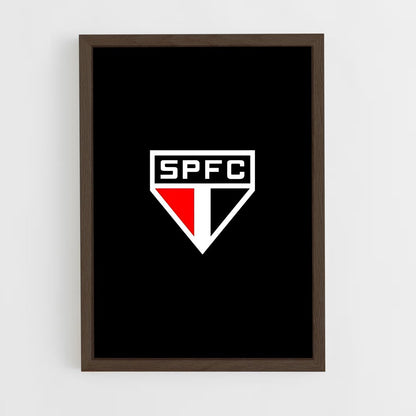 ap-sao paulo fc-14 cadre Bois foncé
