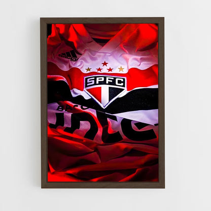 ap-sao paulo fc-16 cadre Bois foncé